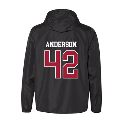Arkansas - NCAA Baseball : Michael Anderson - Windbreaker-1