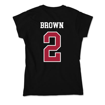Arkansas - NCAA Men's Basketball : Amere Brown - Soft Style Women’s T-Shirt-1