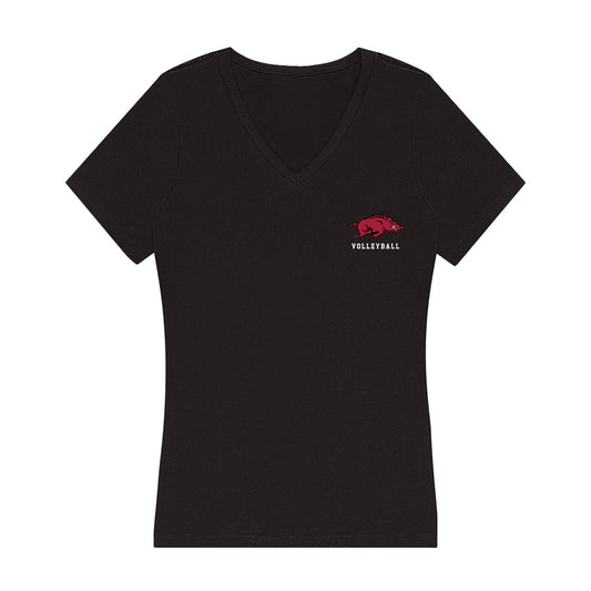 Arkansas - NCAA Women's Volleyball : Lakin Laurendine - Women's V-Neck T-Shirt-0