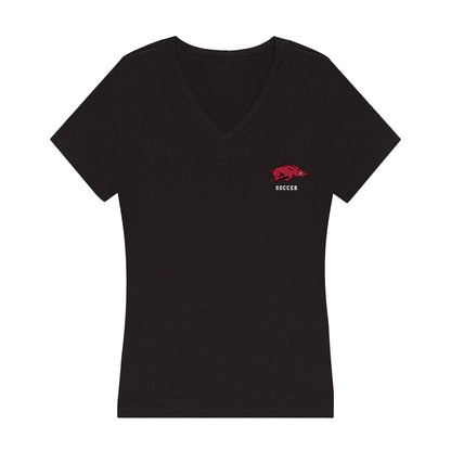 Arkansas - NCAA Women's Soccer : Aniyah Nurse Whyte - Women's V-Neck T-Shirt-0