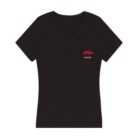 Arkansas - NCAA Women's Soccer : Aniyah Nurse Whyte - Women's V-Neck T-Shirt-0