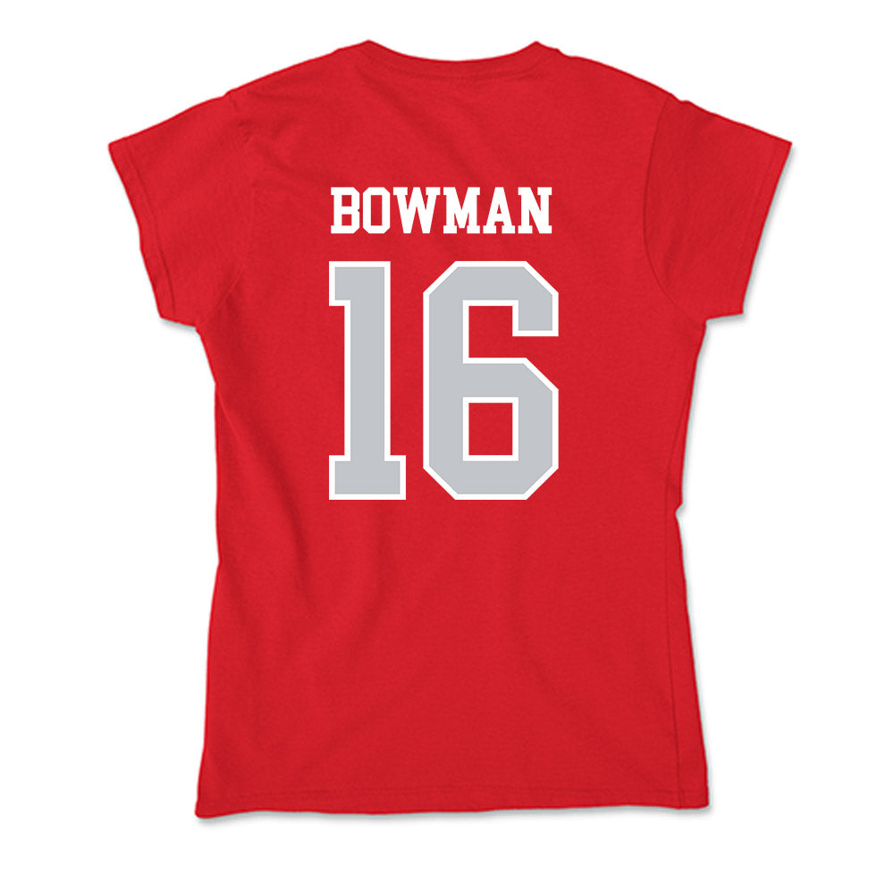 Gonzaga - NCAA Baseball : Zach Bowman - Soft Style Women’s T-Shirt-1