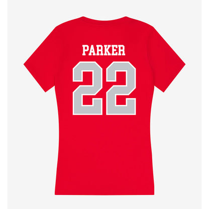 Gonzaga - NCAA Women's Soccer : Alexis Parker - Women's V-Neck T-Shirt-1