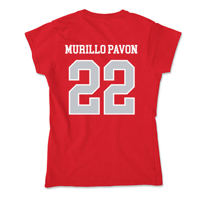 Gonzaga - NCAA Men's Soccer : Carlos Murillo Pavon - Soft Style Women’s T-Shirt-1