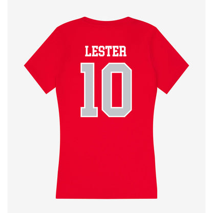 Gonzaga - NCAA Women's Soccer : Olivia Lester - Women's V-Neck T-Shirt-1