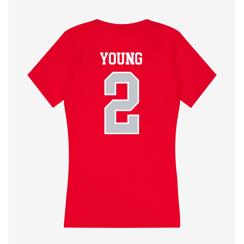 Gonzaga - NCAA Baseball : Ryder Young - Women's V-Neck T-Shirt-1