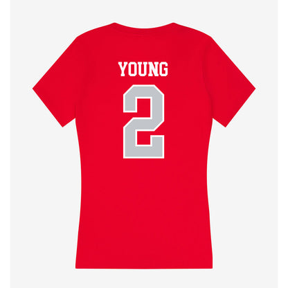 Gonzaga - NCAA Baseball : Ryder Young - Women's V-Neck T-Shirt-1