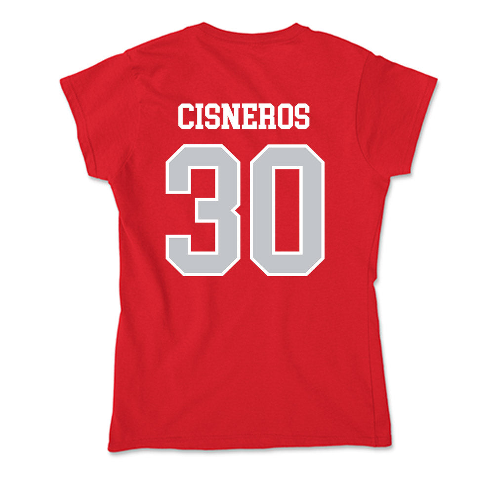 Gonzaga - NCAA Baseball : Andrew Cisneros - Soft Style Women’s T-Shirt-1