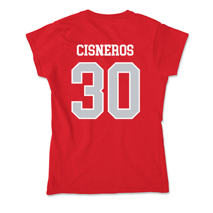 Gonzaga - NCAA Baseball : Andrew Cisneros - Soft Style Women’s T-Shirt-1