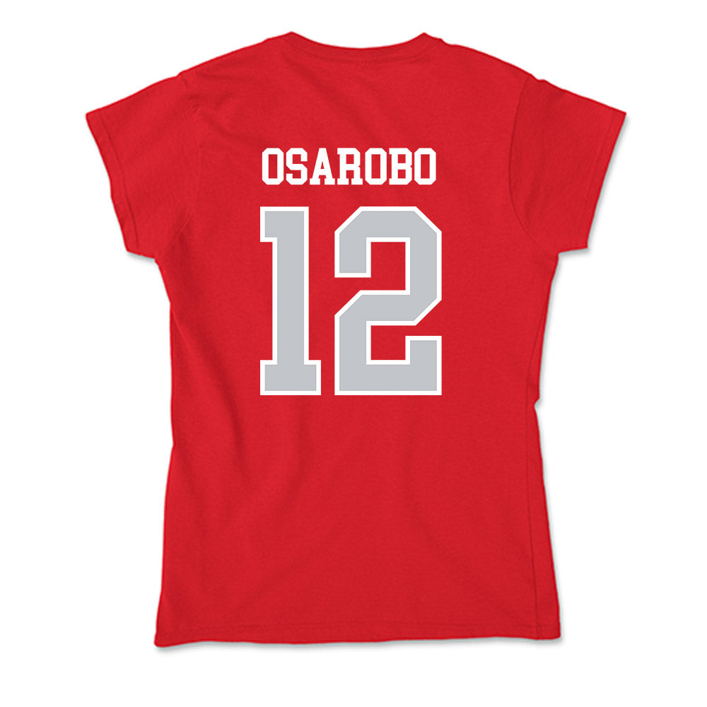 Gonzaga - NCAA Women's Basketball : Christabel Osarobo - Soft Style Women’s T-Shirt-1