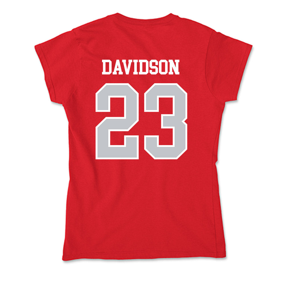 Gonzaga - NCAA Women's Soccer : piper davidson - Soft Style Women’s T-Shirt-1