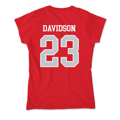 Gonzaga - NCAA Women's Soccer : piper davidson - Soft Style Women’s T-Shirt-1