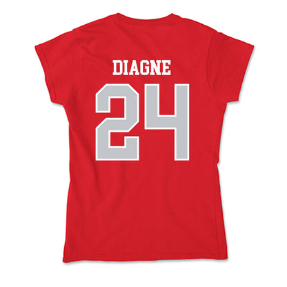 Gonzaga - NCAA Men's Basketball : Ismaila Diagne - Soft Style Women’s T-Shirt-1