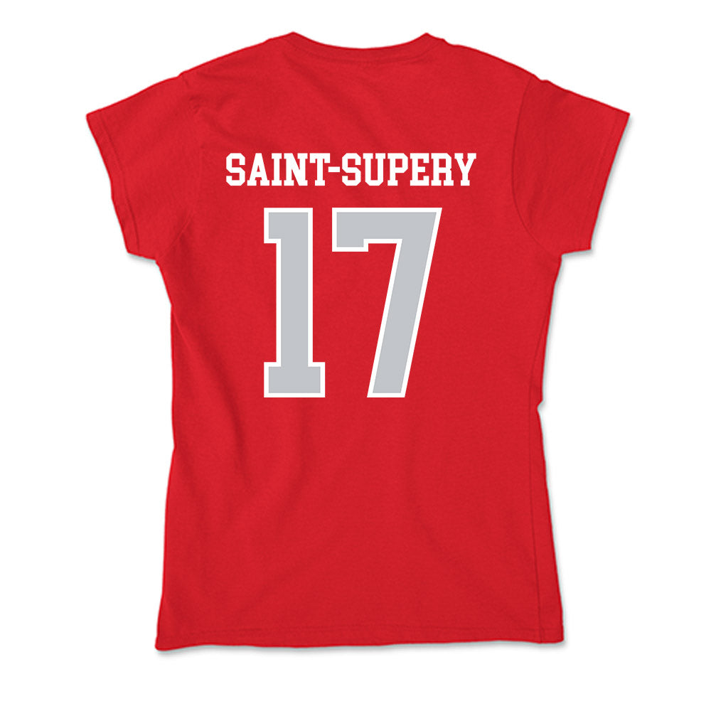 Gonzaga - NCAA Men's Basketball : Mario Saint-Supery - Soft Style Women’s T-Shirt-1