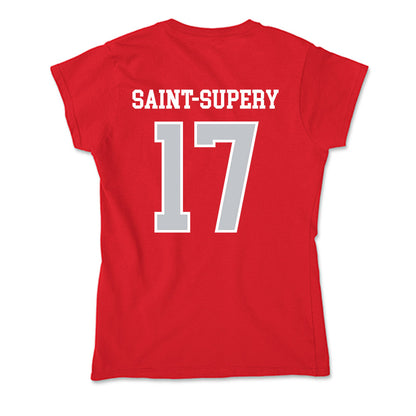 Gonzaga - NCAA Men's Basketball : Mario Saint-Supery - Soft Style Women’s T-Shirt-1
