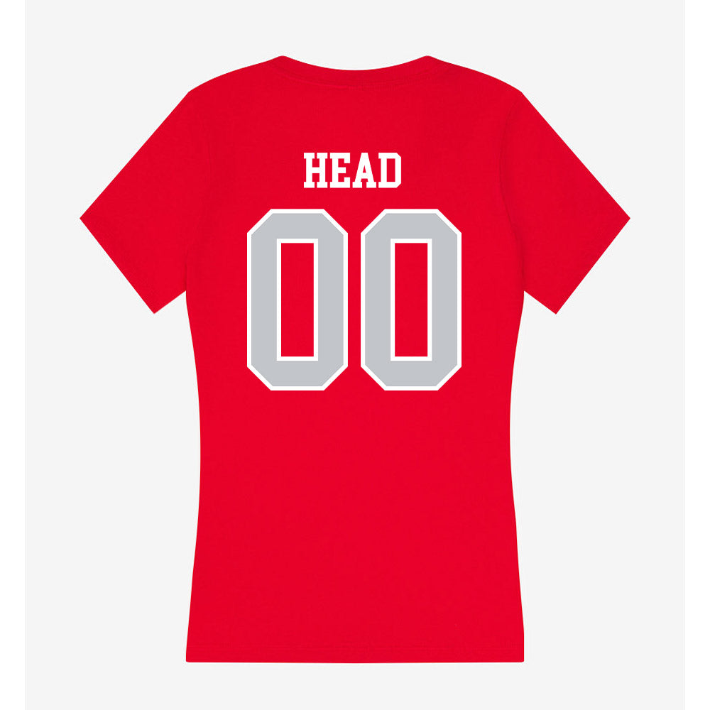 Gonzaga - NCAA Women's Soccer : Sydney Head - Women's V-Neck T-Shirt-1