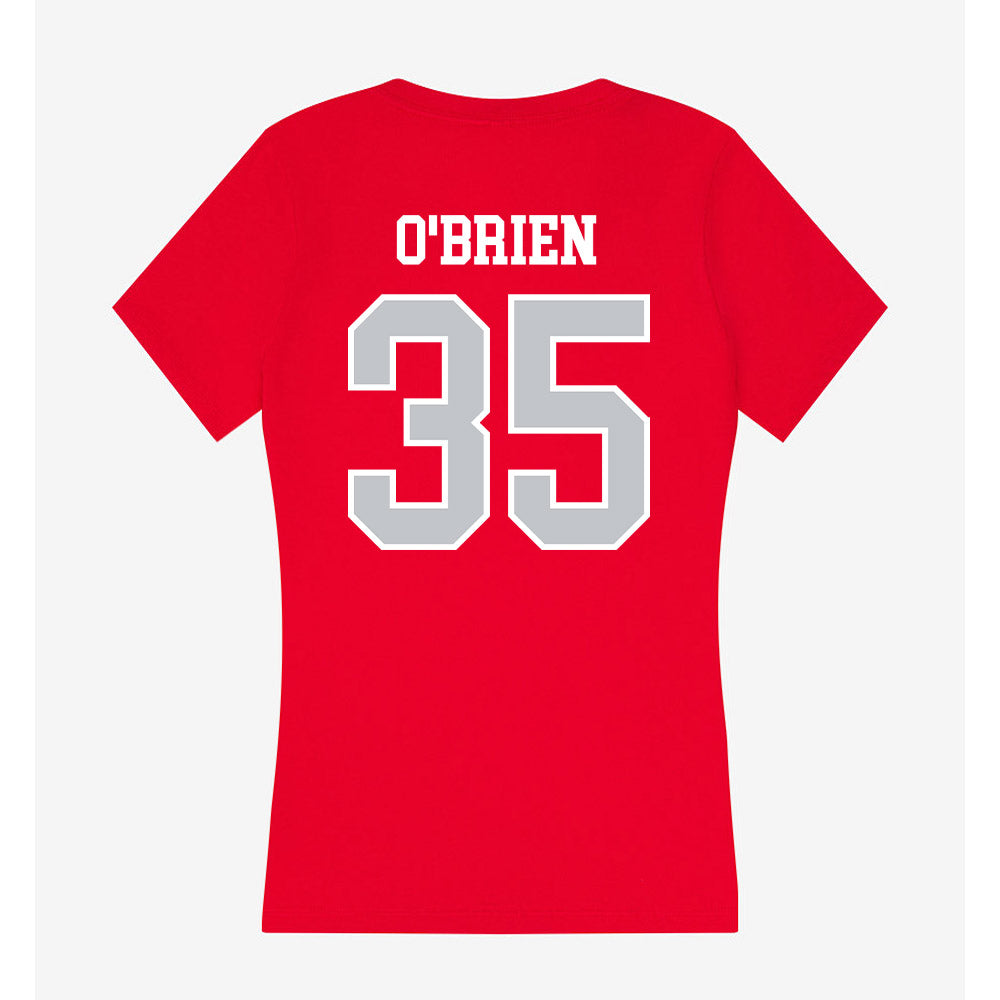 Gonzaga - NCAA Baseball : Finbar O'Brien - Women's V-Neck T-Shirt-1