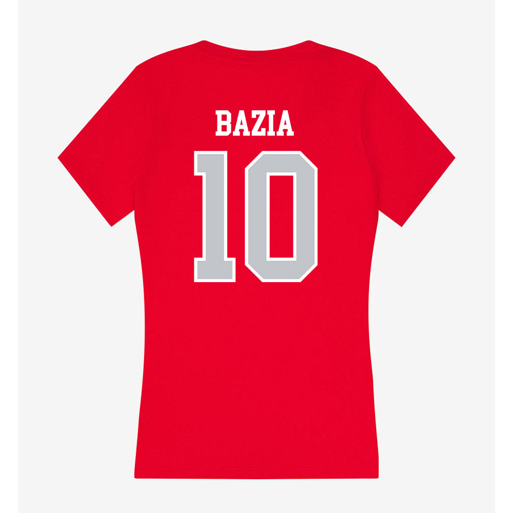 Gonzaga - NCAA Men's Soccer : Alexander Bazia - Women's V-Neck T-Shirt-1