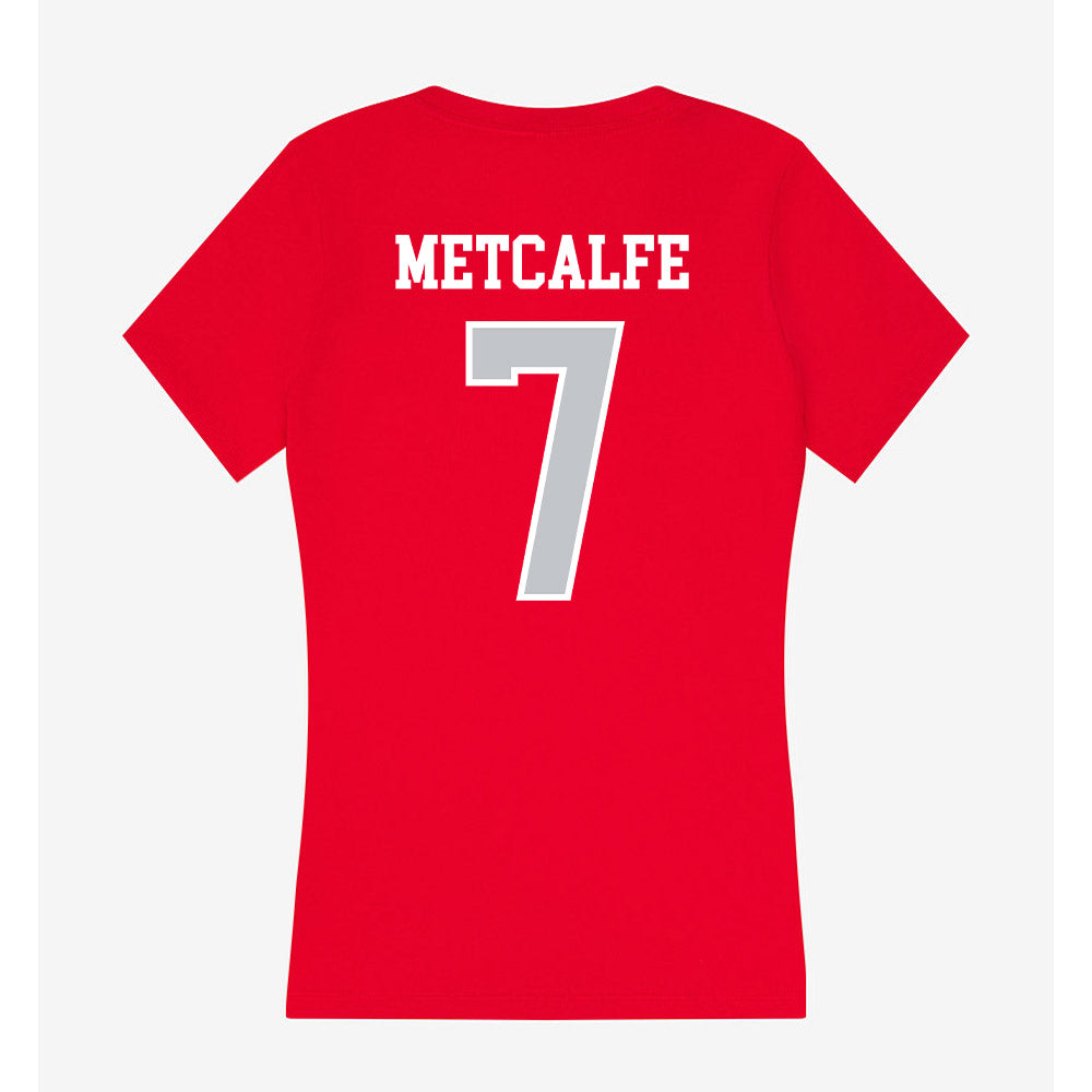 Gonzaga - NCAA Women's Soccer : Brooke Metcalfe - Women's V-Neck T-Shirt-1