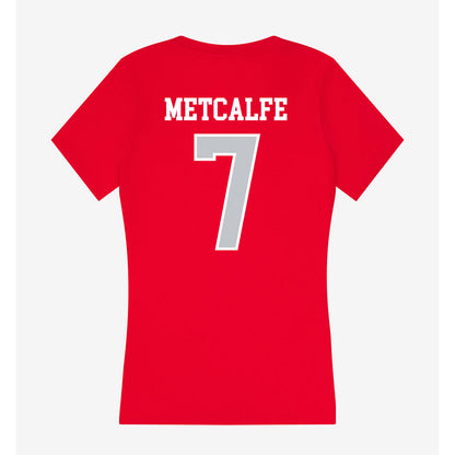 Gonzaga - NCAA Women's Soccer : Brooke Metcalfe - Women's V-Neck T-Shirt-1