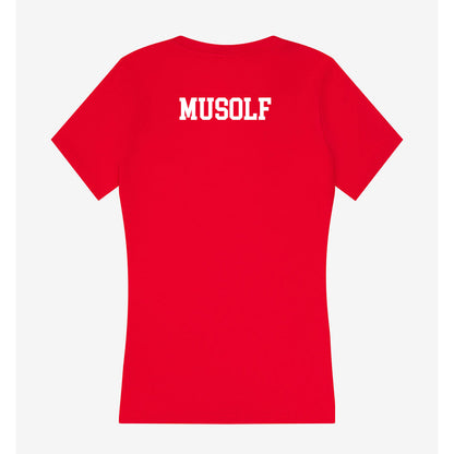 Gonzaga - NCAA Women's Rowing : Gigi Musolf - Women's V-Neck T-Shirt-1