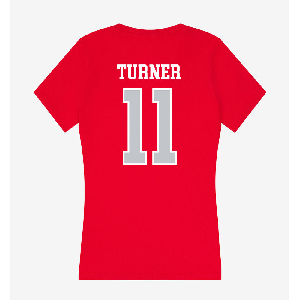 Gonzaga - NCAA Women's Basketball : Allie Turner - Women's V-Neck T-Shirt-1