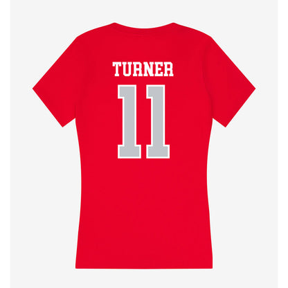 Gonzaga - NCAA Women's Basketball : Allie Turner - Women's V-Neck T-Shirt-1