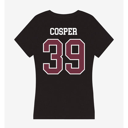 Mississippi State - NCAA Football : Kallen Cosper - Women's V-Neck T-Shirt-1