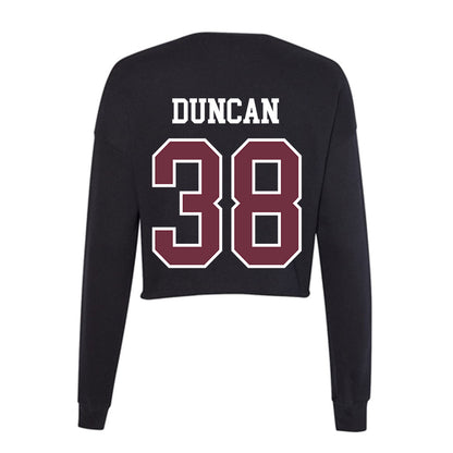Mississippi State - NCAA Football : Ashtanyrein Duncan - Women's Cropped Crew Fleece-1