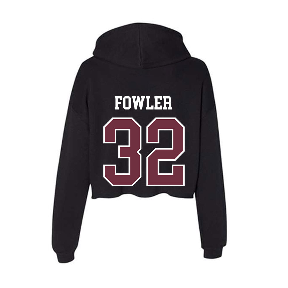 Mississippi State - NCAA Baseball : Peyton Fowler - Women's Crop Fleece Hoodie-1