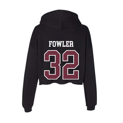 Mississippi State - NCAA Baseball : Peyton Fowler - Women's Crop Fleece Hoodie-1