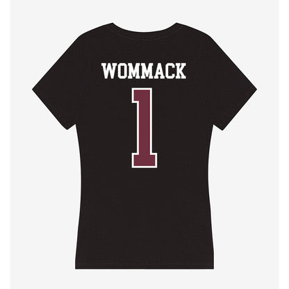 Mississippi State - NCAA Women's Soccer : Sarah Wommack - Women's V-Neck T-Shirt-1