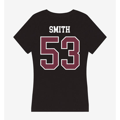 Mississippi State - NCAA Football : Brennan Smith - Women's V-Neck T-Shirt-1