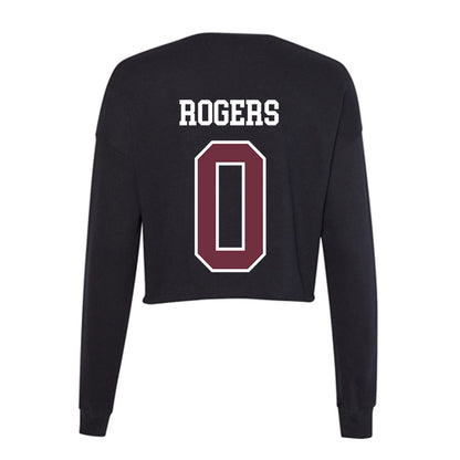 Mississippi State - NCAA Women's Basketball : Darrione Rogers - Women's Cropped Crew Fleece-1