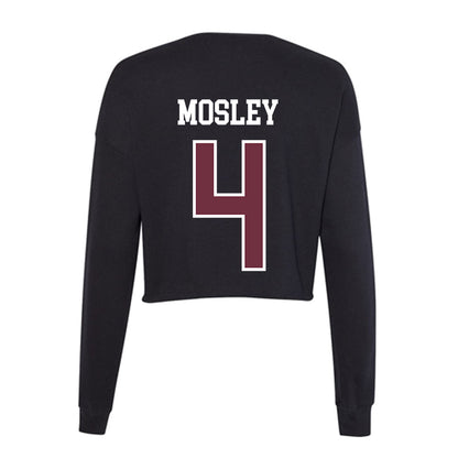 Mississippi State - NCAA Football : Jordan Mosley - Women's Cropped Crew Fleece-1