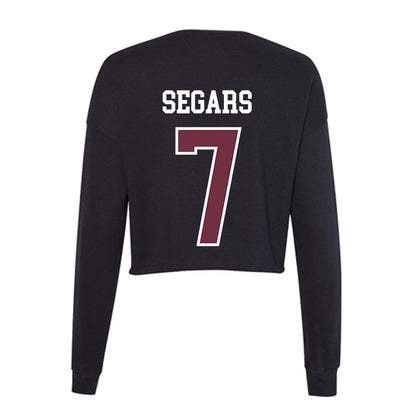 Mississippi State - NCAA Softball : Anna Kate Segars - Women's Cropped Crew Fleece-1