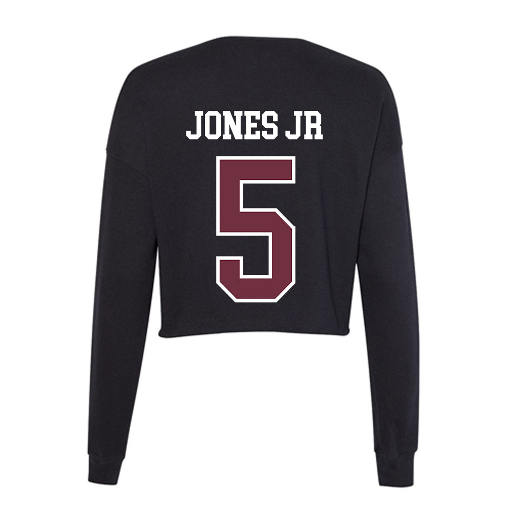 Mississippi State - NCAA Men's Basketball : Shawn Jones jr - Women's Cropped Crew Fleece-1