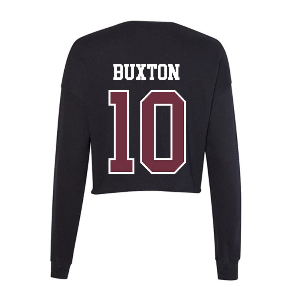 Mississippi State - NCAA Women's Soccer : Alivia Buxton - Women's Cropped Crew Fleece-1