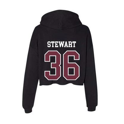 Mississippi State - NCAA Football : Jabryis Stewart - Women's Crop Fleece Hoodie-1