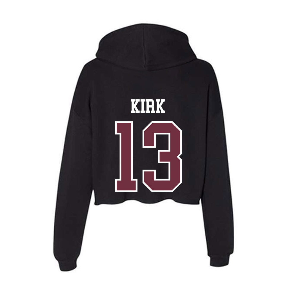 Mississippi State - NCAA Baseball : William Kirk - Women's Crop Fleece Hoodie-1