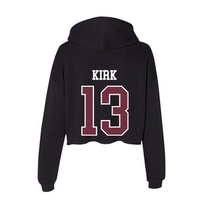 Mississippi State - NCAA Baseball : William Kirk - Women's Crop Fleece Hoodie-1