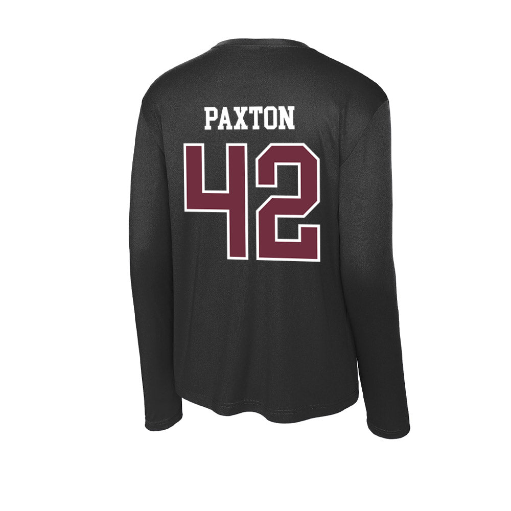 Mississippi State - NCAA Football : Sam Paxton - Activewear Long Sleeve T-Shirt-1