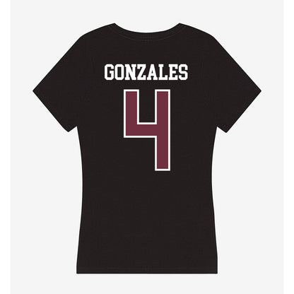 Mississippi State - NCAA Women's Volleyball : Zoe Gonzales - Women's V-Neck T-Shirt-1