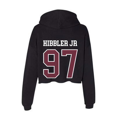 Mississippi State - NCAA Football : Terrance Hibbler Jr - Women's Crop Fleece Hoodie-1