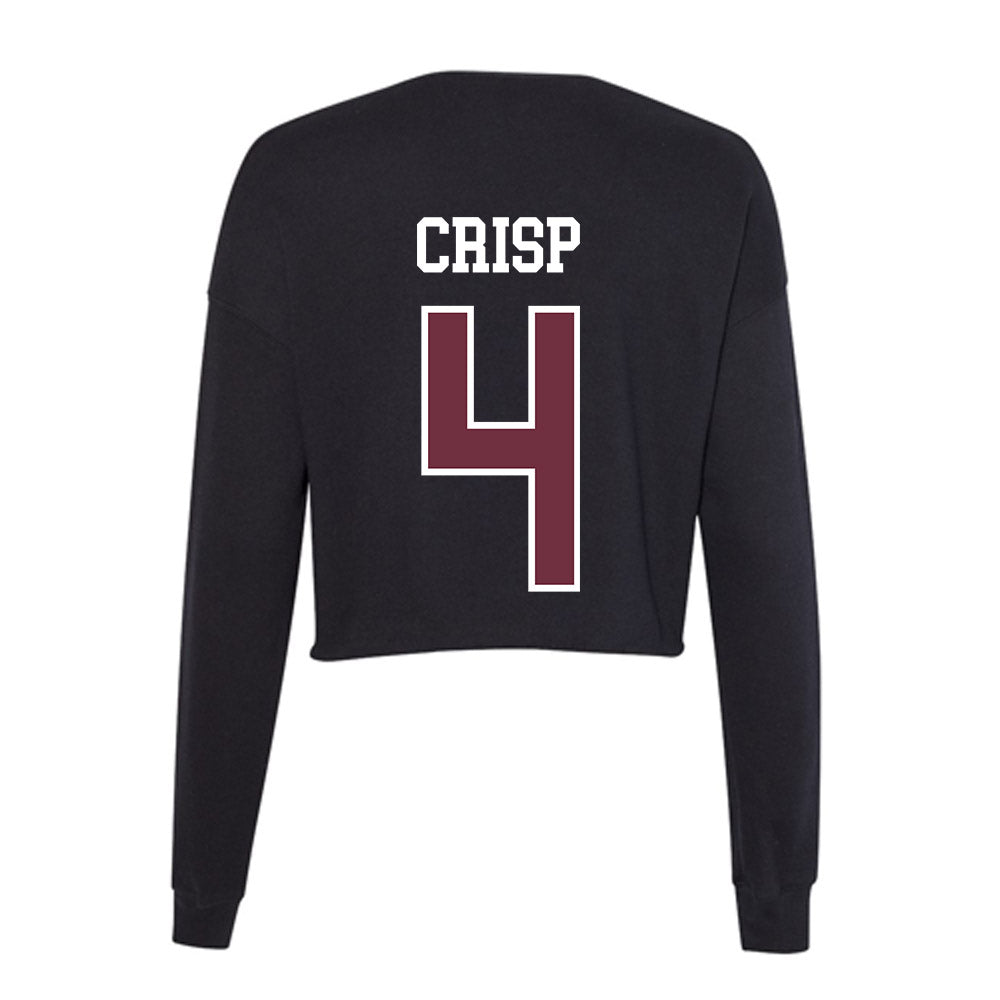 Mississippi State - NCAA Women's Basketball : Trayanna Crisp - Women's Cropped Crew Fleece-1