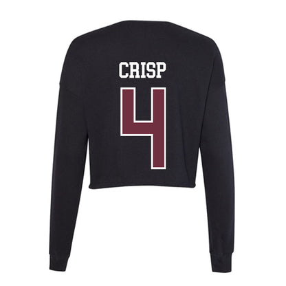 Mississippi State - NCAA Women's Basketball : Trayanna Crisp - Women's Cropped Crew Fleece-1