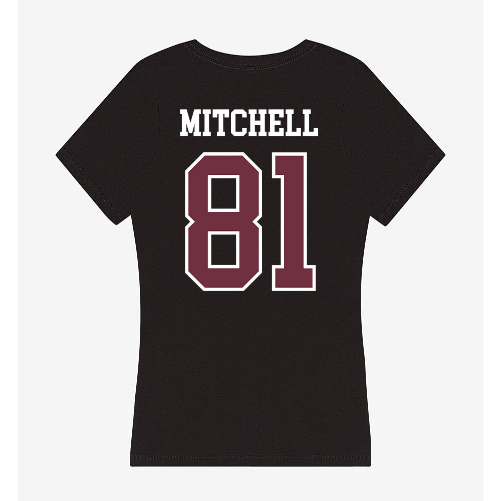 Mississippi State - NCAA Football : Isaiah Mitchell - Women's V-Neck T-Shirt-1
