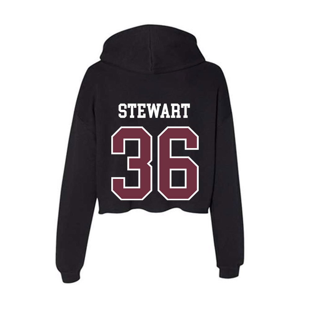 Mississippi State - NCAA Football : Ja'Bryis Stewart - Women's Crop Fleece Hoodie-1