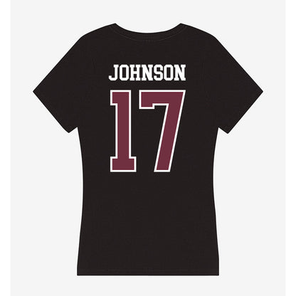 Mississippi State - NCAA Football : Kyle Johnson - Women's V-Neck T-Shirt-1