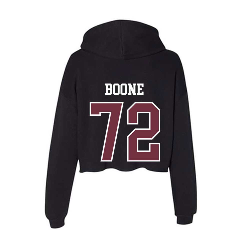 Mississippi State - NCAA Football : Canon Boone - Women's Crop Fleece Hoodie-1